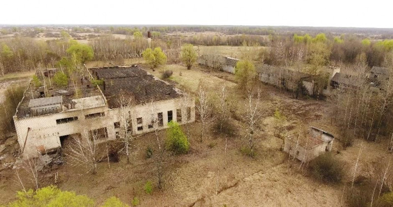 Aerial view of the rewilded CEZ. Valery Dombrovski Aerial view of the rewilded CEZ