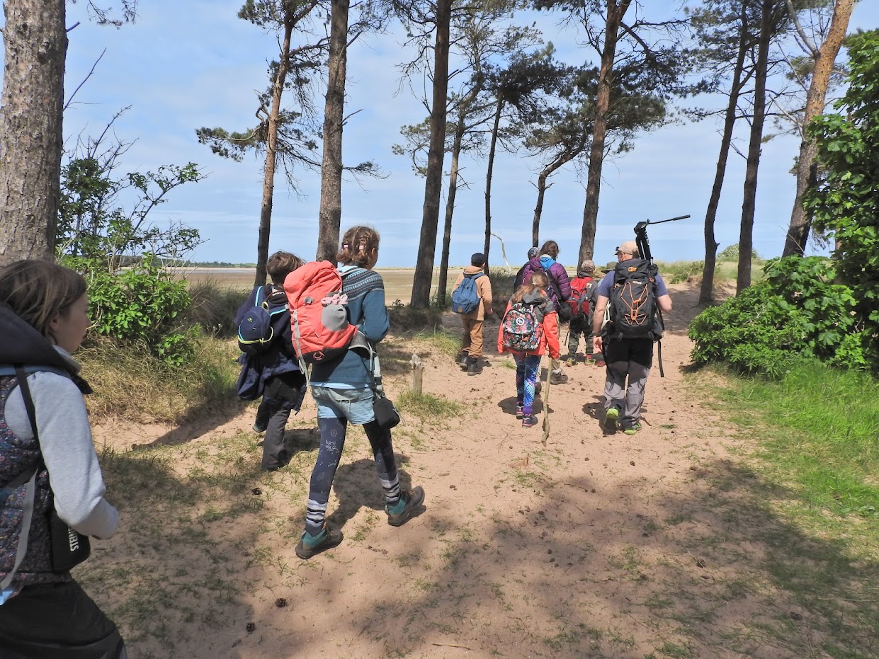 SOC/BTO Scottish Bird Camp participants.