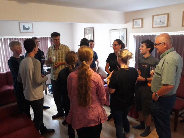 Networking session. Nick Moran