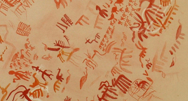 Tajo Figuras. Reproduced from Breuil & Burkitt (1929 Rock Paintings of Southern Andalusia. Oxford University Press) Tajo Figuras. Reproduced from Breuil & Burkitt (1929 Rock Paintings of Southern Andalusia. Oxford University Press)