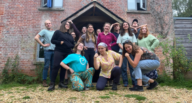 Young Leaders Course ‘leader’s pose’ group photo, by BTO Youth Young Leaders Course ‘leaders pose’ group photo.